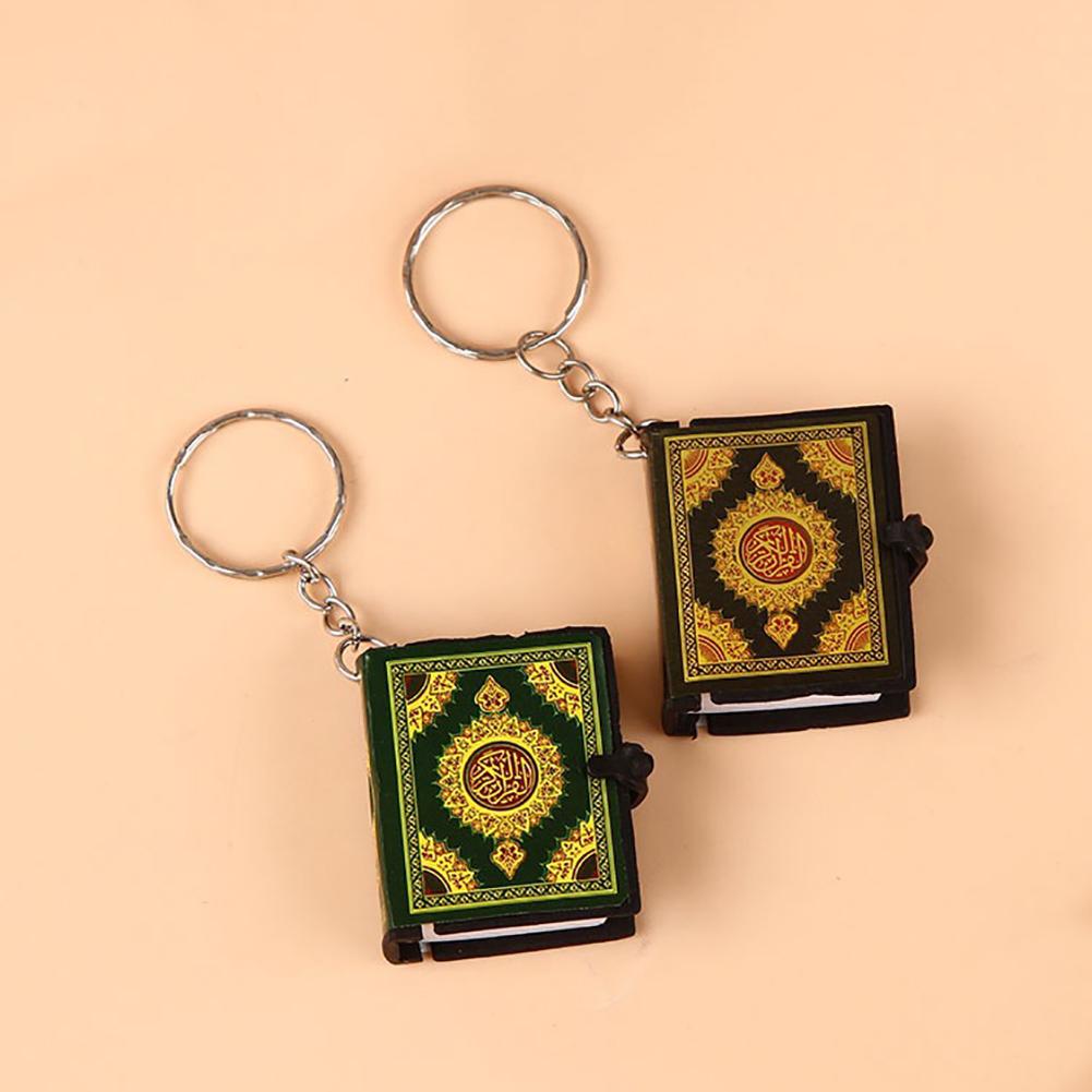 Full Mini Quran Koran in Arabic Keychain Islamic Muslim Gift Keyring